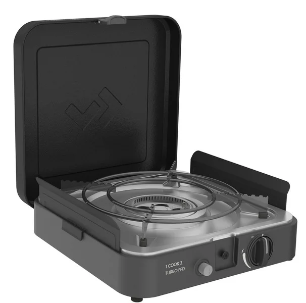 1 Cook Turbo FFS Stove & 1 Cook Turbo FFD Flat Grill Plate (50mbar)