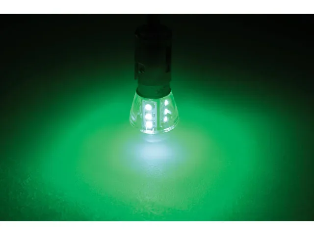 15 LED / SMD BAY15d in grün