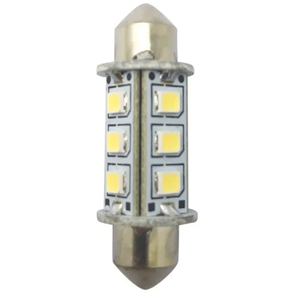 1852 LED lantern pinolpære 37mm 10-36Vdc, 2 stk – Bild 2