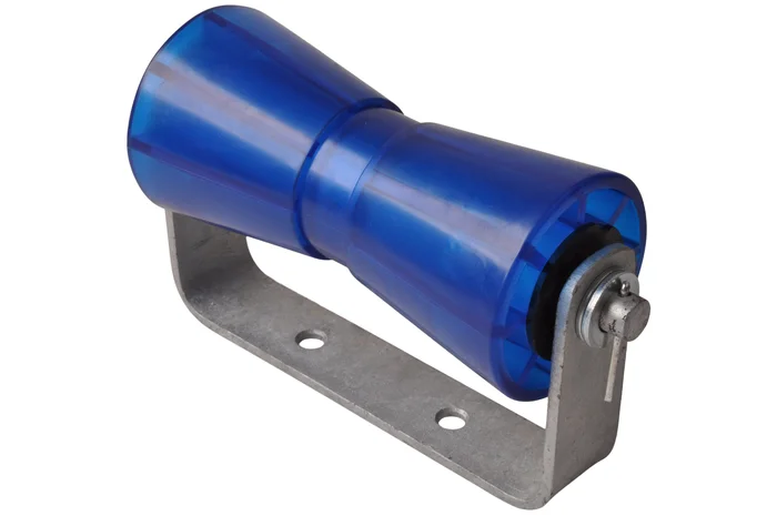 194×90 mm Kielrolle blau komplett auf Träger