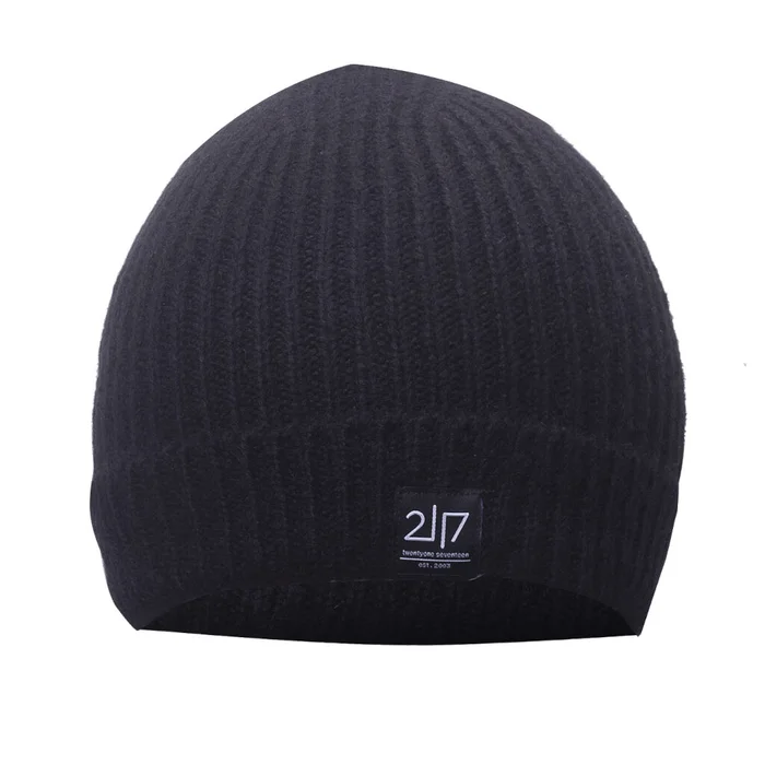 2117 Hemse Strickmütze Schwarz