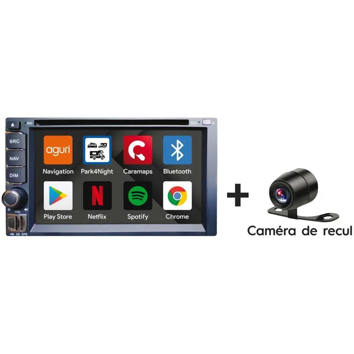 2DIN CC500i Connected Media Station mit integriertem GPS + CR SNOOPER