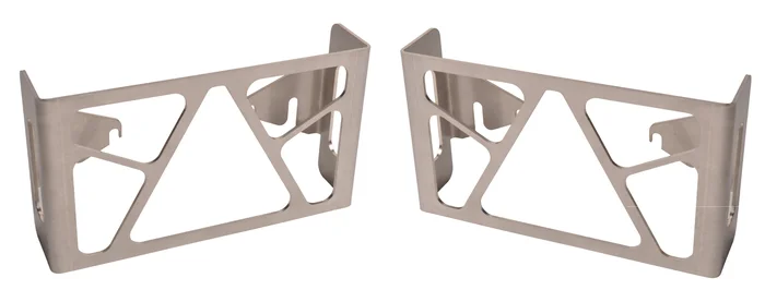 2er-Set Aspock Multipoint 5 Schutzgitter mit freiem Dreieck – 245x140x65 mm – Material Edelstahl