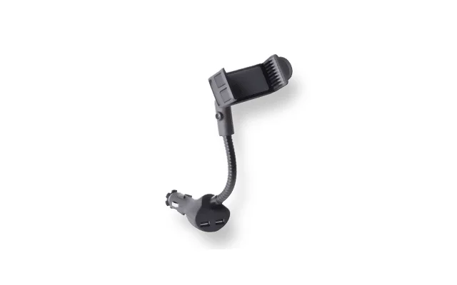 2GO Universal Passivhalter mit Dual USB KFZ Ladegerät