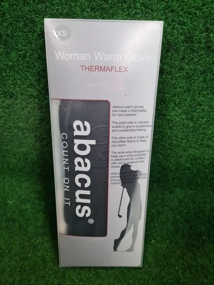 ABACUS Thermaflex Woman Warm Gloves Golfhandschuhe – Damen (Schwarz, Beides, XS) Im Angebot Rabatt