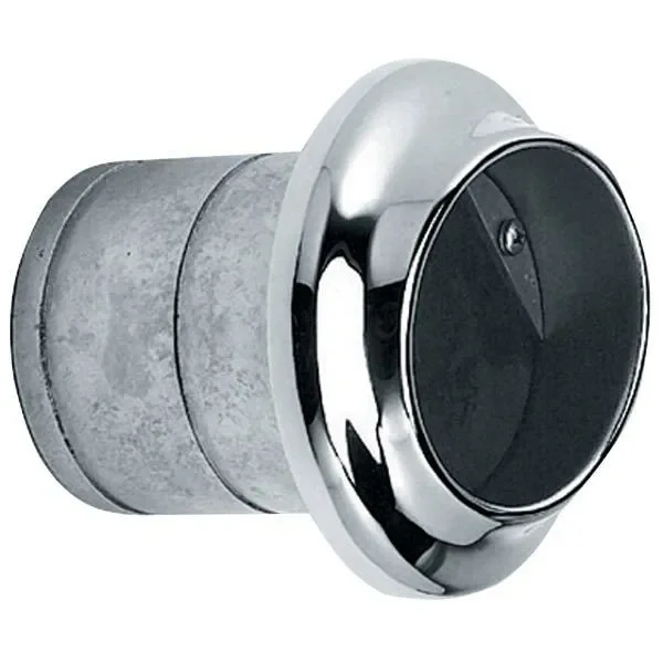 Abluftkanal aus Edelstahl mit Gegenklappe aus Gummi ø60 mm Original-Shop