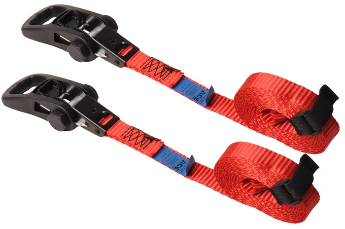 Acebikes Ratchet Essential 2er-Pack – Spanngurt-Set für Radhalterung