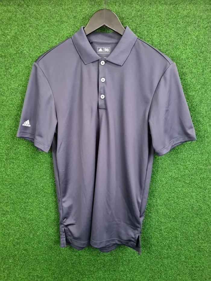 ADIDAS Adiperform Poloshirt – Unisex (Dunkelblau, Größe S, 100 % Polyester)