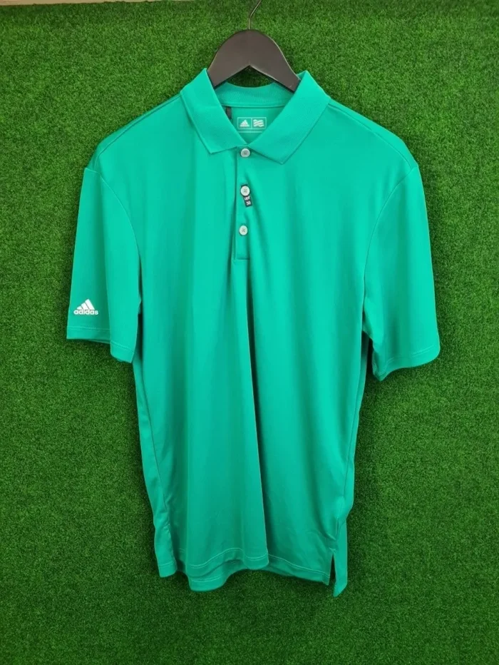 ADIDAS Adiperform Poloshirt – Unisex (Grün, Größe S, 100 % Polyester)