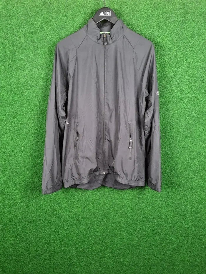 ADIDAS ClimaProof Windbreaker / Jacke – Herren (Schwarz, L/G, 100% Polyester)