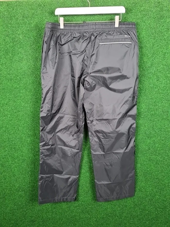 ADIDAS leichte Regenhose – Damen (Schwarz, L, Packable, 100% Polyamid) – Bild 2
