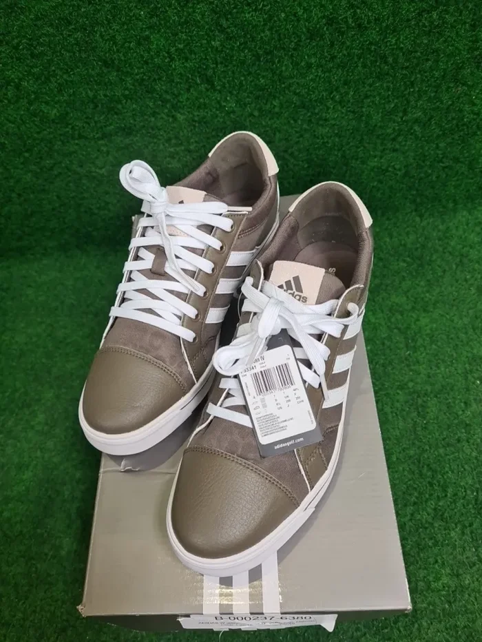 ADIDAS W adicross IV Golfschuhe – Damen (Oliv/Braun, Leo-Muster, EU 40)