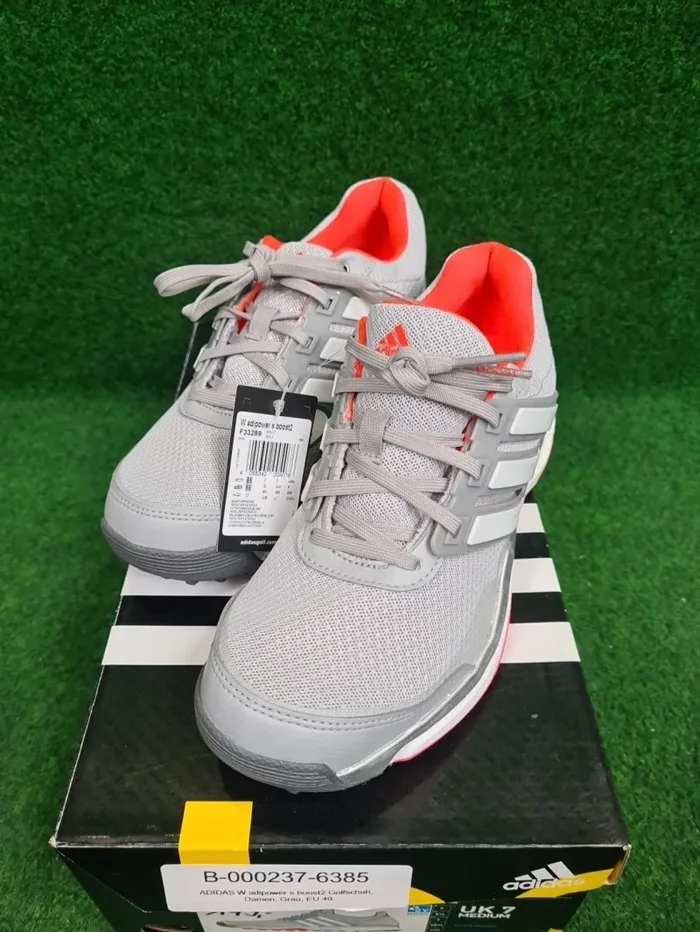 ADIDAS W adipower s boost2 Golfschuhe – Damen (Grau, EU 40)