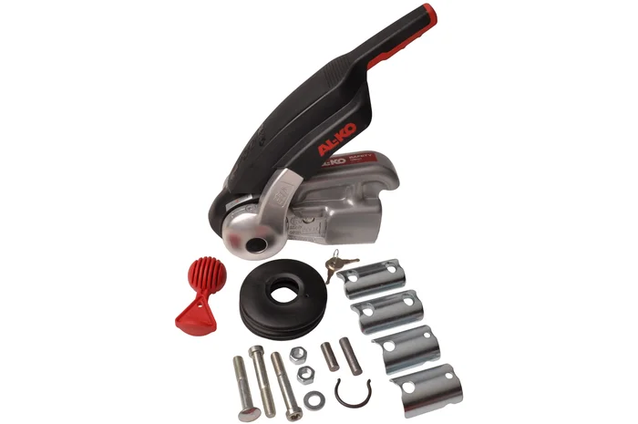 AL-KO AKS3004 Antischlingerkupplung – rund 35/45/50 mm – 3000 kg – inklusive Schloss und Sicherheitskugel