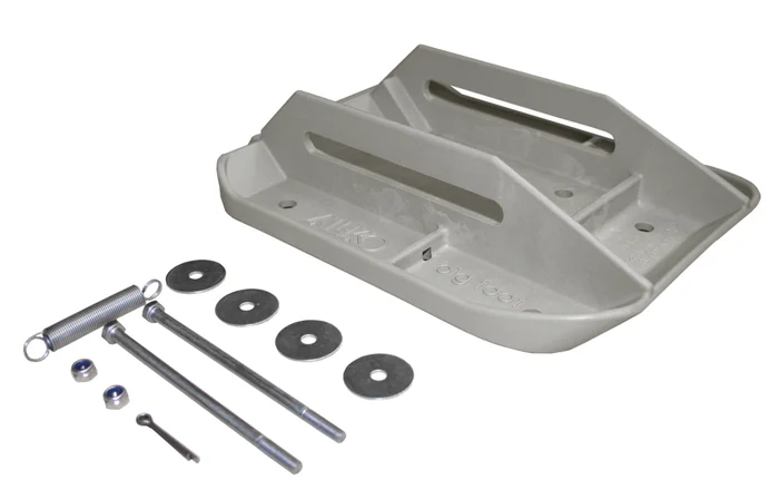 AL-KO Big Foot Stützplatten – Set mit 4 Stück – Standfläche: 200×180 mm