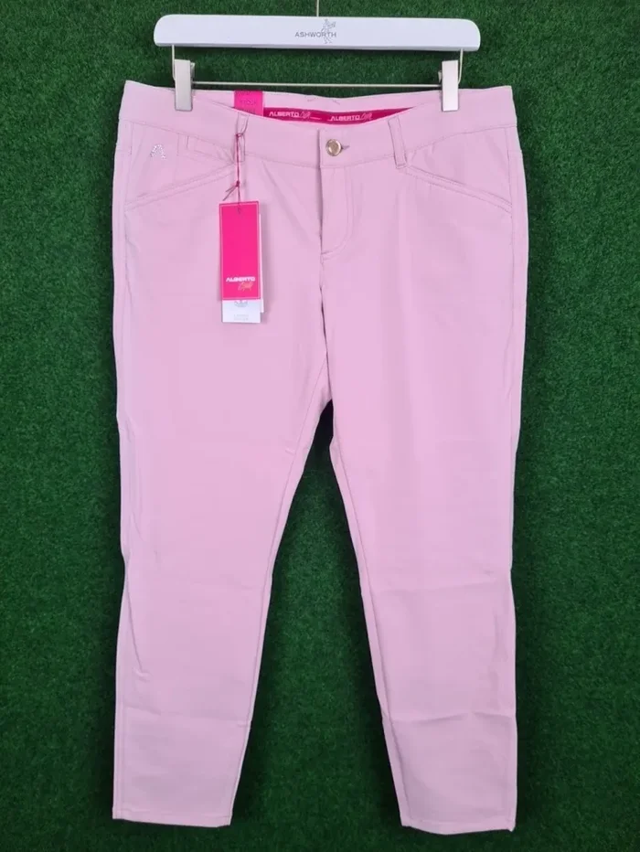 ALBERTO Mona 7/8 Golfhose – Damen (Rosa, 40, 3xDRY Cooler, Regular Slim Fit)
