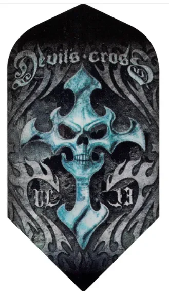 Alchemy Dart Flights – Slim – Teufelskreuz