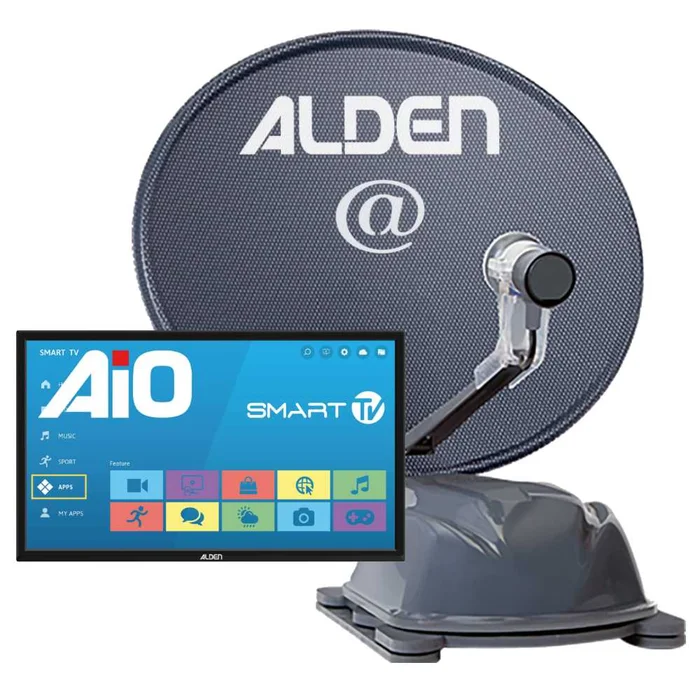 Alden Sat-Anlage AS2 60 Platinium inkl. TV A.I.O. Smart 19 Zoll