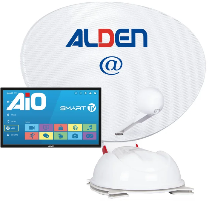Alden Sat-Anlage AS4 80 Skew /GPS inkl. TV A.I.O. Smart 19