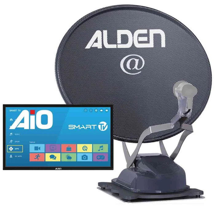 Alden Sat-Anlage Onelight EVO 60 Platinium inkl. TV A.I.O. Smart 19 Zoll