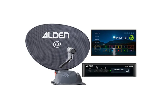 Alden Satanlage AS2@ 80 Platinium inklusive S.S.C. HD-Steuermodul und LED TV Smartwide