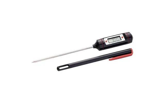 All Grill BBQ Fleisch-, Grill- und Ofen-Thermometer mit LCD Display 20 x 2 cm