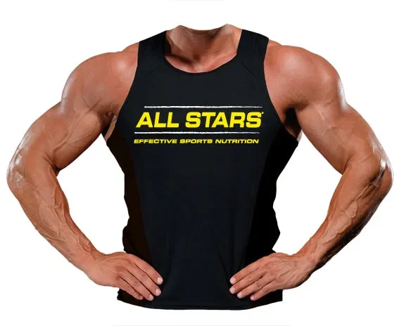 ALL STARS TANK TOP SCHWARZ/ GELB
