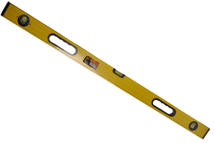 Aluminium-1-Meter-Wasserwaage mit 2 festen und 1 verstellbaren Libelle