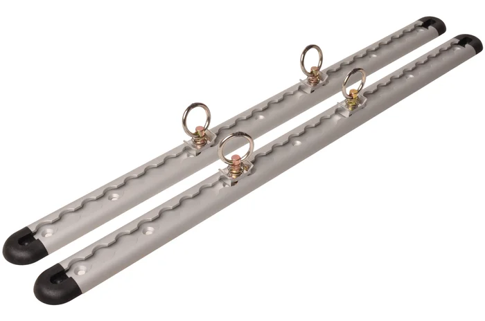 Aluminium-Airlineschienen-Set – 60 cm Länge – 45 mm Breite – 500 kg Bruchlast – 2 Stück