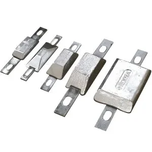 Aluminiumanode Bera2, Bera5, Bera10, Bera20, Bera35, Bera55