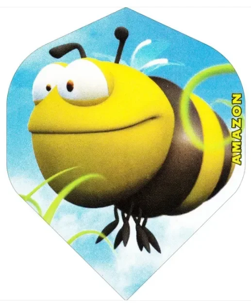Amazon Dart Flights – 100 Micron No2 – Bumble Bee