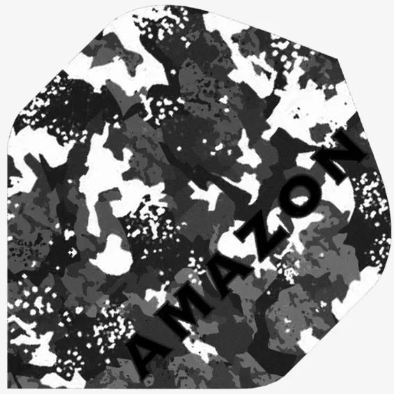 Amazon Dart Flights – 100 Micron No2 – Camo grau