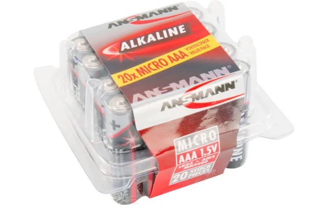 Ansmann Alkaline Micro AAA Batterie 1,5 V 20er Box