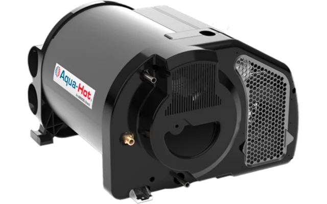 AQUA HOT Umluftheizsystem GEN1 Diesel mit 10 Liter Wassererhitzer 4 kW + Einbaukit für Umluftheizsystem GEN1 Diesel
