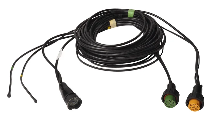 Aspöck Kabelsatz 13-polig – wasserdicht – 1100 cm – 2x 7-poliger ASS2 Stecker – Abzweigungen 950 cm – plug & play Anhängerkabel