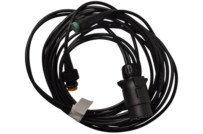 Aspöck Kabelsatz – 4 Meter lang – 7-polig – Anhängerkabel mit 2x 5-poligem Stecker