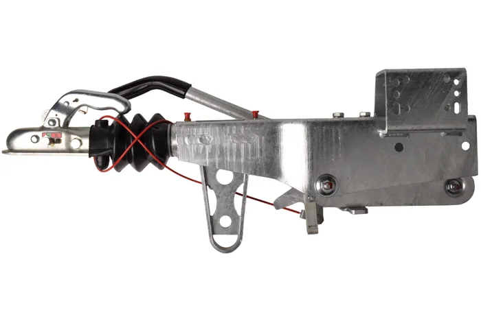 Auflaufeinrichtung für Anhänger KRV20A (2000kg) Deichsel Auflaufbremse Quadrat 100 mm mit Konsole für Stützrad