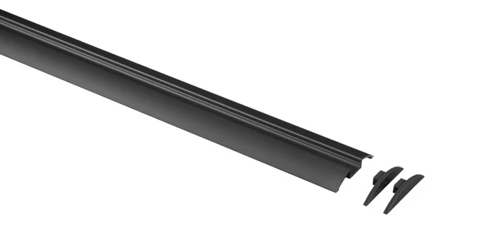 Auminium-Profil für LED-Bänder – Halbrund – Länge 1,5 m