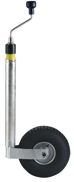 Automatik Stützrad, Felge Stahlblech, 260×85, 48mm, Bereifung Luft befüllt