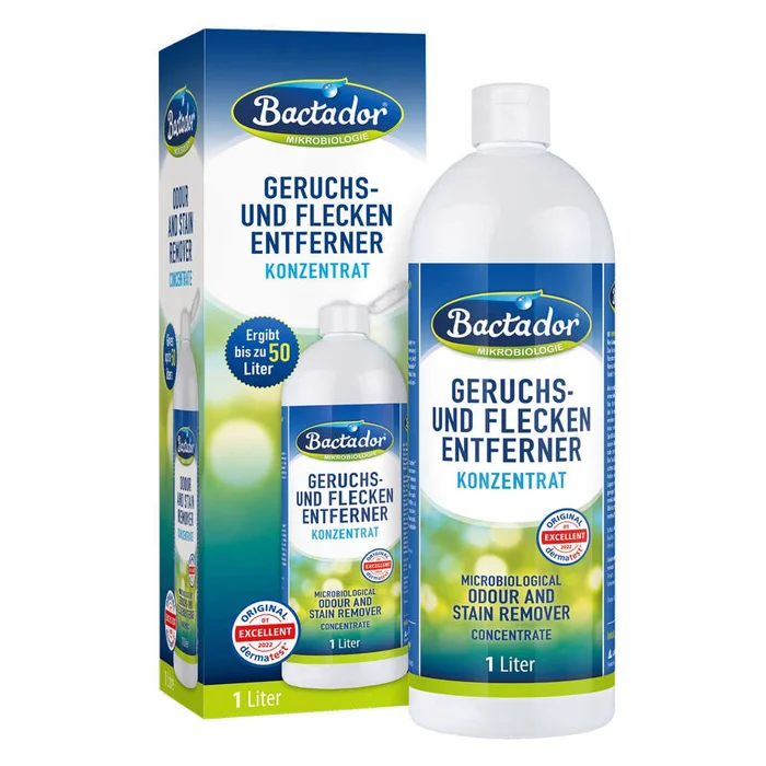 Bactador Geruchs- und Fleckenentferner Konzentrat, 1 l