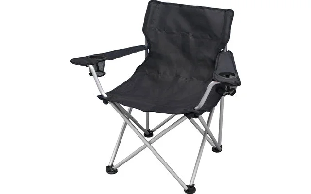 Basic Nature Travelchair Komfort Faltstuhl schwarz