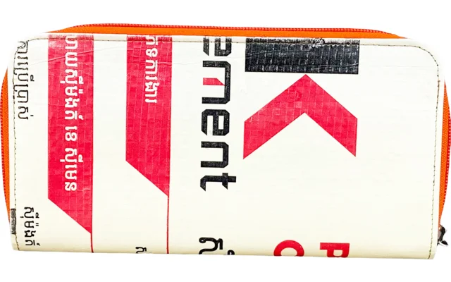 Beadbags Geldbörse aus recycelten Zementsack groß