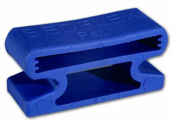 Bedflex-Gummi bleibt blau