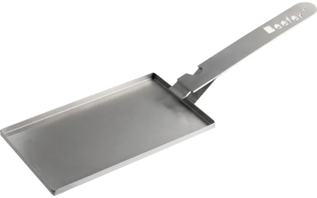 Beefer Grillrostgriff mit Abtropfschale aus Edelstahl für Grill One / Pro / Chef / E-Beefer / Twin Pro 47,5 x 14 x 10 cm