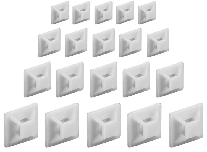 Befestigungsösen für Krawattenrisse – 28×28 mm – 10 Stück