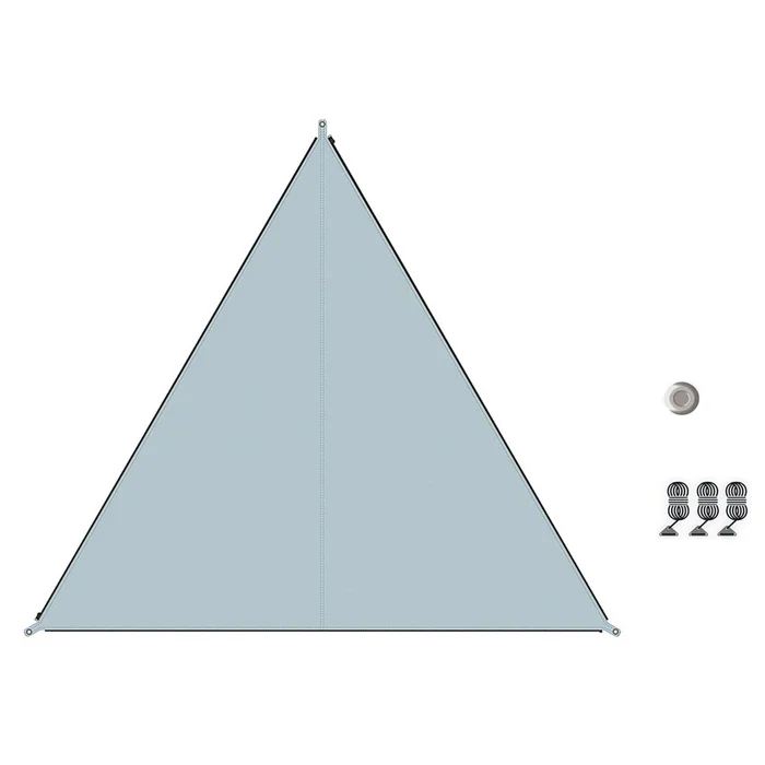 Bent Sonnensegel TC-Zip Canvas Scandinavian sky gray