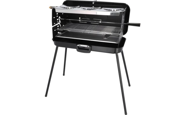 Berger 3-Flammen Koffergasgrill Schwarz