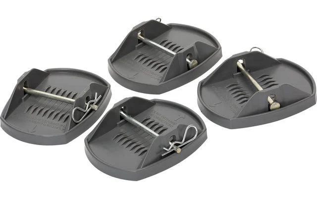 Berger Caravan Foot Stützplatten 4er Set