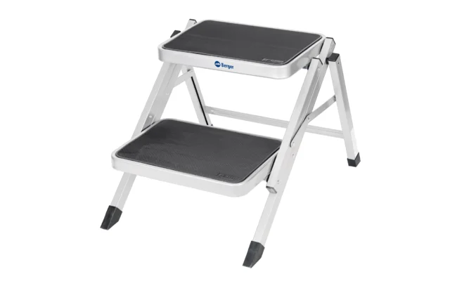 Berger Doppel Trittstufe Klappbar Stahl (Höhe 40 cm)