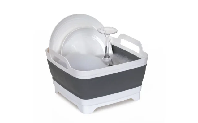 Berger faltbare Waschschüssel mit Wasserauslass 30 x 30 x 20 cm